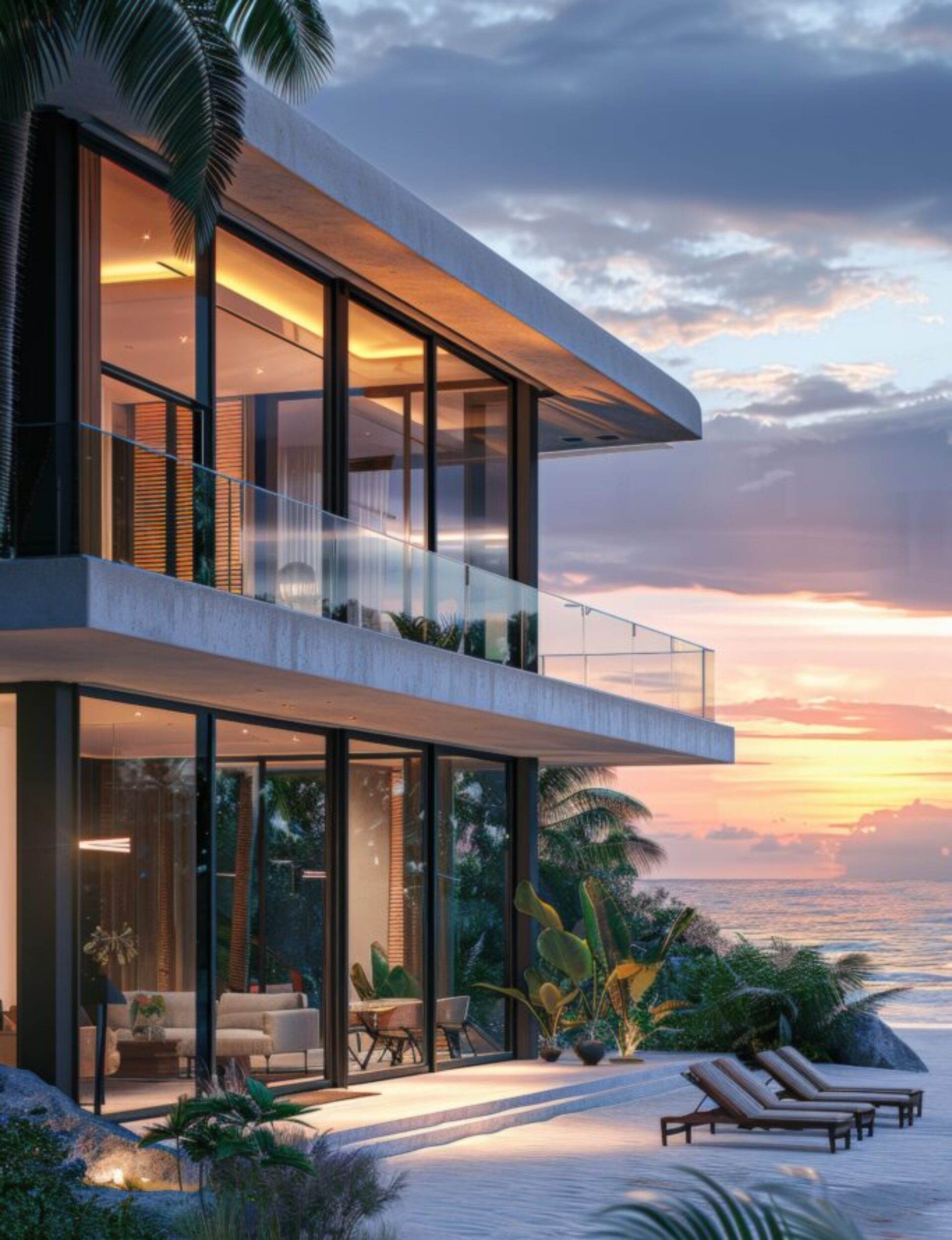 Architectural masterpieces surrounded by serenity and sophistication.